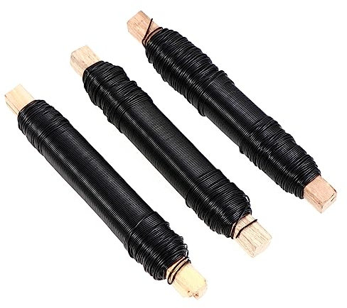 POPETPOP 3pièces Fils De Fer Soi-même Flexibles Fils Floraux Pour Artisanat Diy Liens Pour Attacher Bouquets De Fleurs