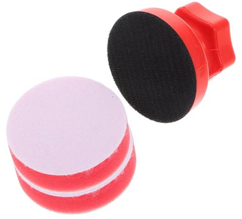 CHICAMPERA Tampone in Spugna Per Lucidatura Auto Tamponi Per Ceratura Spugna Ricambio Applicatore Cera in Tamponi Per Cera Per Auto Per Pulizia e Manutenzione