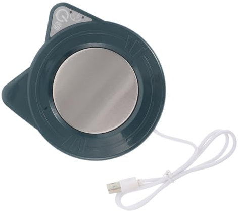 SMASOLO Scaldatazza USB Elettrico Regolabile Sottobicchiere Riscaldante Portatile per Tè e Bevande Calde per Ufficio e Casa Compatibile con Tazze