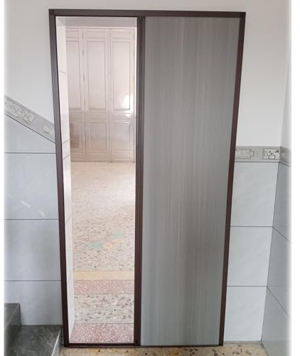 Porte accordéon pliante sans perçage pour salon, douche, cuisine