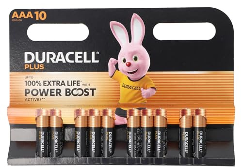 Duracell Plus Power Boost Micro (AAA)-Batterie Alkali-Mangan 1.5 V 10 St.