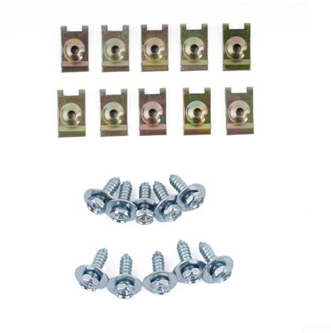 Underbody Mudguard Screw Clips 10 Set Including Screws And Sheet Metal Nuts For Use With For BMW For Opel For Ford Seat Protection And Fairing