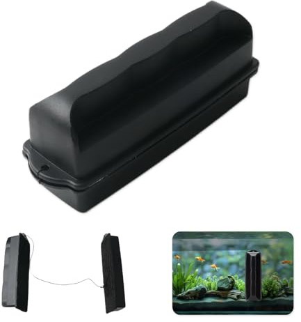 Pulitore per parabrezza, magnete, per acquario, vetro e acquario, spazzola magnetica per la pulizia delle alghe, magnete per alghe, forte spazzola magnetica per dischi dell'acquario