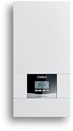 Vaillant elektronischer Durchlauferhitzer, VED plus 18/8, druckfest, 18kW, 400V, gradgenaue Auslauftemperatur, stufenlos einstellbar, Grafikdisplay, 0010023766, [Energieklasse A]