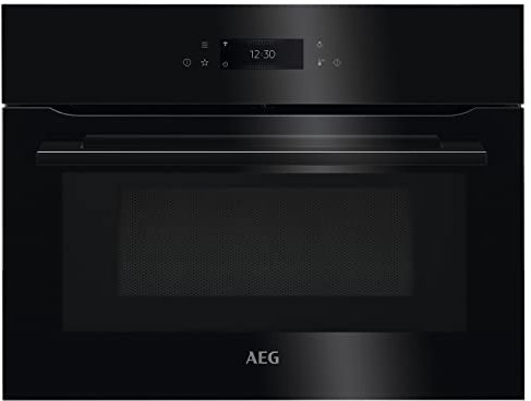 AEG CombiQuick Built-in Combination Microwave Oven with Grill - Black
