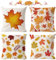 4 Stück Herbstdeko Innen, 45x45cm Herbst Kissen, Kissenbezug Herbst, Kissenbezug Kissen Herbst, Kissenbezüge Herbst, Herbst Dekoration Kissenhülle Sofakissen für Erntedankfest Sofa Couch Bett Home