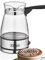 Zilan Mokka Kocher elektrisch Edelstahl Espressokocher Türkischer Kaffeekocher Mokkakanne Kaffeekocher Kaffeebereiter Kaffeebereiter Kaffeemaschine Kaffeezubereiter Kapazität: 500ml