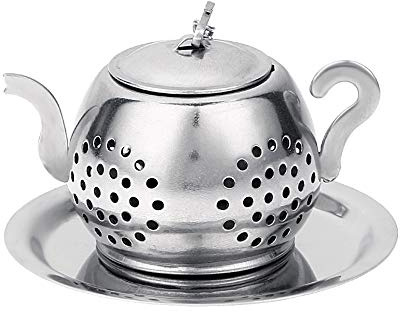 Suef 1 pièces filtre à thé créatif mode théière boule pleine forme en acier inoxydable infuseur filtre passoire boule à thé Mode durable