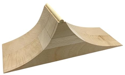 Fenteer Wooden Fingerboard Ramp Accessoire D'Entraînement Unique En Bois Imitant Une Vraie Rampe de Skate Jouet Favorisant La Créativité et La Concentration A, Style D