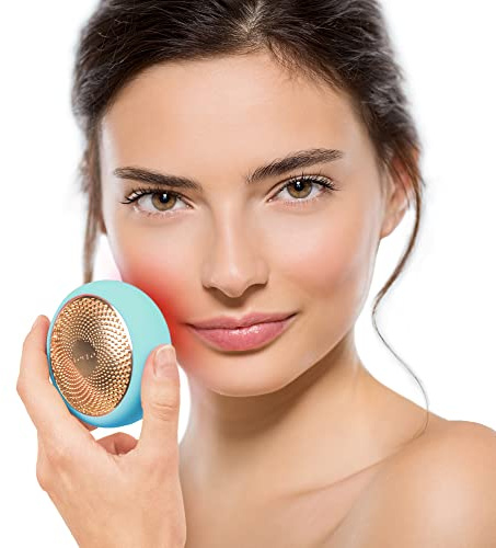 Foreo Ufo Full Facial Led Face Mask Treatment, Red Light Therapy Face Care, Korean Skincare, Thermotherapy, Cryotherapy, Face Massager, Moisturiser, Increased Skin Care Absorption, Mint