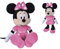 Simba 6315870233PRO - Disney Minnie Mouse, 60cm Plüschtier im pinken Kleid, Kuscheltier, Micky Maus, ab den ersten Lebensmonaten