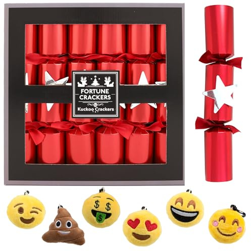 Kuckoo Crackers - 6 x 12-inch Fortune Telling Christmas Crackers