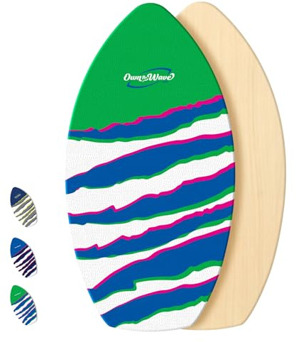 Own the Wave 'Claw Strike' Skimboard (35 Inch, Green)