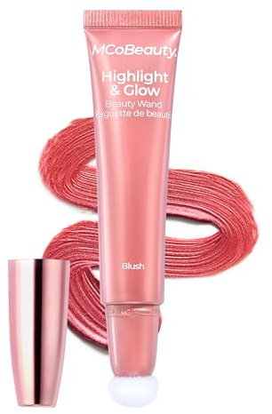 MCoBeauty Highlight & Glow Beauty Wand Liquid Highlighter - Radiant Pink