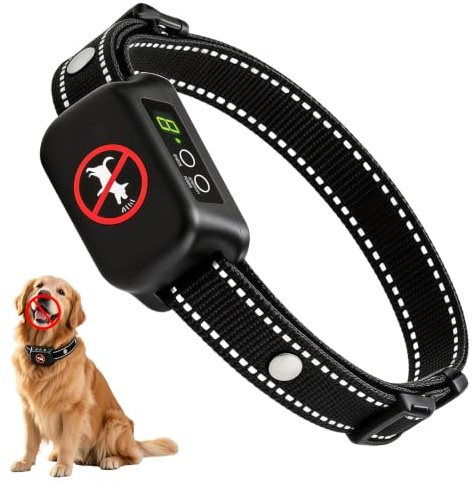 Collier Anti-Aboiement Chien sans Choc Électrique, Collier de Dressage