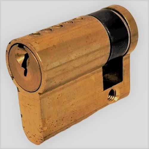 MEZZO CILINDRO IN OTTONE 40 MM (30+10) CON 3 CHIAVI