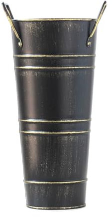 BOFRHME 2 Pezzi Portaombrelli in Metallo per Fiori Francese da Terra Secchio Portaoggetti