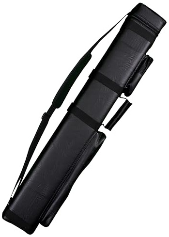 Accuplay Billiards 3x6 Hard Pool Cue Stick Carrying Case Black