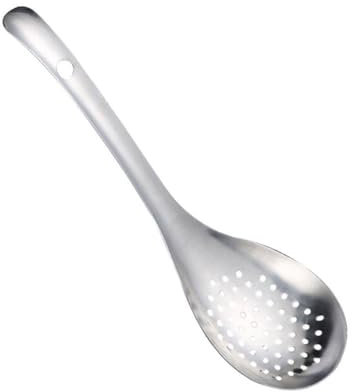 Filtre domestique multifonction en acier inoxydable pour nettoyer la cuillère qui fuit, outils faciles, cuillère, cuillère à spaghetti, cuillère à riz et soucoupe, pagaie creuse pour yaourt en acier