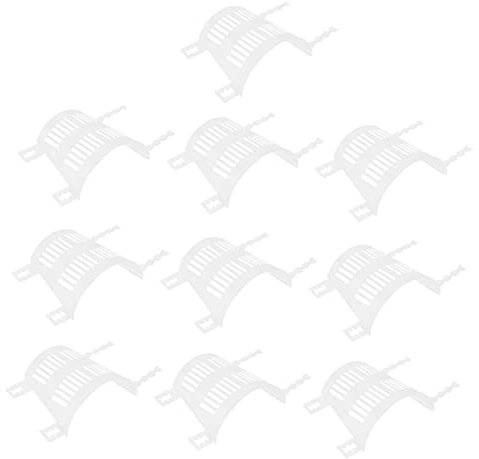 IWOWHERO 10pezzi Per Coltivazione in Plastica Trasparente Per Controllo Delle Cestini Per Vivai Vasi Per Piante