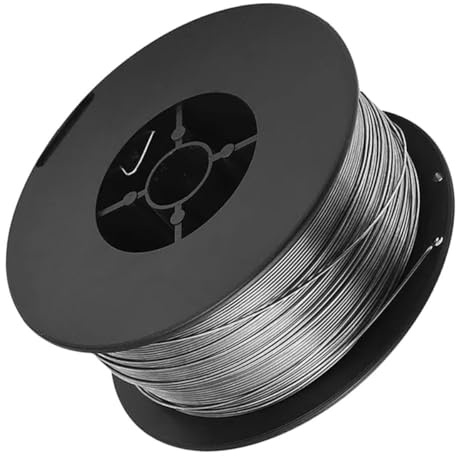 NUOBESTY Filo per Saldatura senza Gas Microfilo con Anima Riduce Spruzzi e Alta Resistenza per Saldatura Precisione su Materiali Sottili