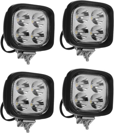 ibasenice 4 pezzi Luci LED Lavoro Carrello Elevatore Alta Efficienza Lampade Anteriori Sostitutive per Modelli Illuminazione Potente e Duratura