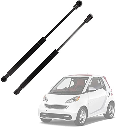 2Pcs Ammortizzatori Cofano Posteriore per Smart 451 Cut Fortwo 2007 2008 2009 2010 2011 2012 2013 2014, Baule Molle A Gas Pistoni ​Portellone Hood Metallo Supporto Fatto su ​Auto Styling Accessoires