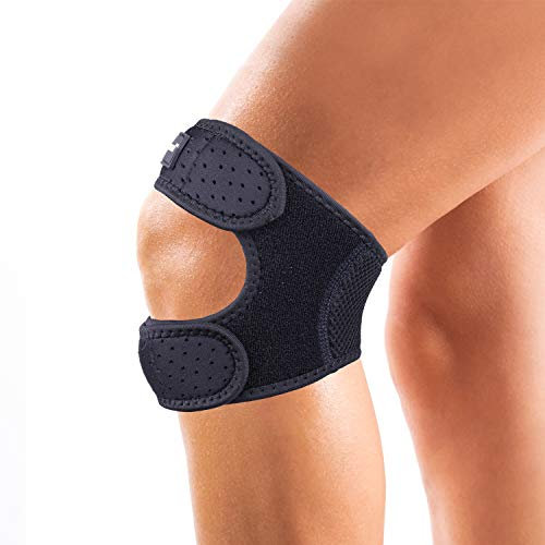 Thx4COPPER Orthèse Genouillère de Maintien pour Tendons Rotuliens, Sangle de Genou Réglable, pour les Coureurs,Tennis, Arthrite Rotule - L/XL
