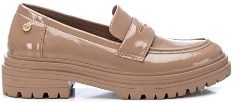 XTI - Mocasines Mujer Taupe - Calzado Cómodo y Versátil - Moda Casual - Modelo 14200106 (Talla 36)