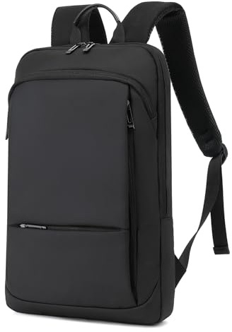 AUGUR Business Slim Backpack for Men Women 15.6 inch Water Resistant Laptop Backpack Computer Notebooks Lightweight Small Backpacks For Travel/Business/Work