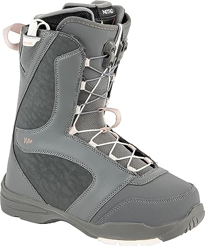 Flora TLS All Mountain Freestyle Schnellschnürsystem günstig Boot Snowboardboot, Charcoal, MP 25.5 // EU 39 1/3 // US WMN 8