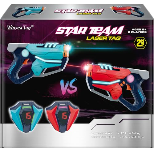 Laser Day Game with LED Score Indicator for Kids Teens and Adults Birthday Gift Toy for Kids Age 8 9 10 11 12 Years Boys Girls 2 Pack