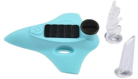 F Fityle Luci per Casco, luci di Segnalazione compatte, LED per Esterni, di Avvertimento Regolabili e Impermeabili per Corsa, Emergenza, Escursionismo, Blu