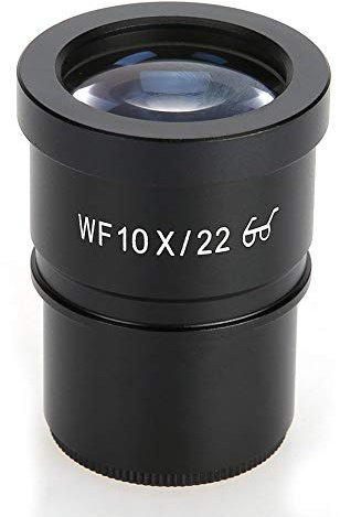 FTVOGUE WF10X Vidvinkelmikroskop Okularlins 30 Mm 22 Mm Vy för Tydlig Observation, Säg adjö Till Trötta ögon, Förbättrad Klarhet, Enkel Montering, Större Visningsfält med Lins