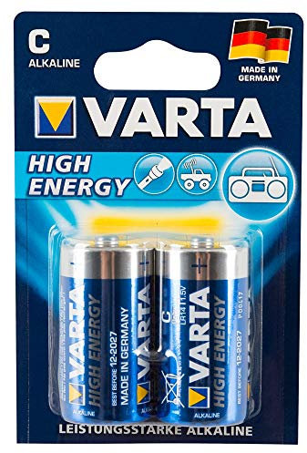 Varta High Energy 1,5V Alkali Mangan Baby Batterien 2erPack