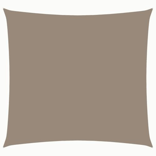 vidaXL Solsegel oxfordtyg fyrkantigt 3,6x3,6 m taupe