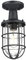 Westinghouse Lighting 61131 Luminaire de plafond semi-encastré d'extérieur Crestview à une lampe au style vintage, finition en noir texturé avec verre granuleux transparent