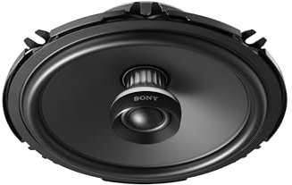 Sony XS-160GS Kompakte 2-Wege Auto Lautsprecher Koaxiallautsprecher (250 W), 16.5 cm, kraftvoller Klang, 40 W Eingangsnennleistung, schwarz, 2 Lautsprecher