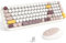 MOFII Wireless Keyboard and Mouse, Typewriter Full Size Keyboard with Number Pad and 2 in 1 USB Connected Mouse for Mac, Windows 7/8/10, Laptop, Desktop, PC, Computer (Off-White)