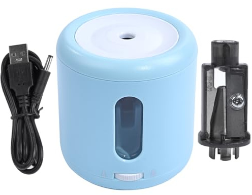 Namvo Elektrisk pennvässare pennvässare diameter 6-8 mm USB eller batteridriven automatisk pennvässare för skola hem etc