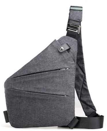 Gipfelfreund Anti Diebstahl Tasche, Diebstahlsichere Tasche, Crossbody Bag, Umhängetasche Damen, Damen-Schultertaschen, Brusttasche Herren, Sicherheitstasche Reise für Herren