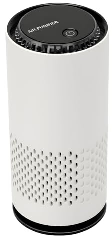 FYY Small Air Purifier for Bedroom With H13 HEPA Filter - Portable 4 in 1 Anion Car Air Purifier With Color Light, 2 Speed Quiet Air Filter to Remove Smoke, Odors from Car,Bedroom,Office,Pet Room