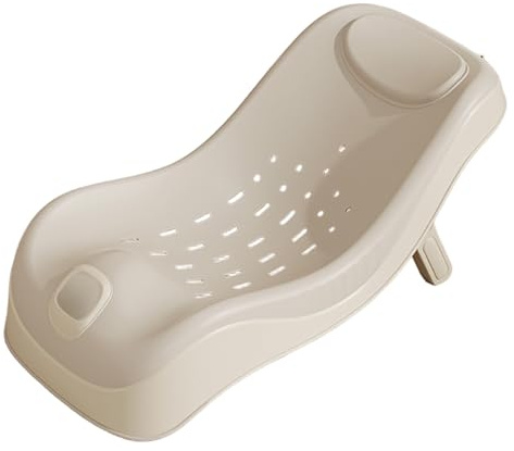 Bañera para lavabo para bebé, altura ajustable, soporte ergonómico para baño para bebé con orificio de drenaje, bañera infantil portátil plegable con gancho para viajes en casa, gris, decoraciones na