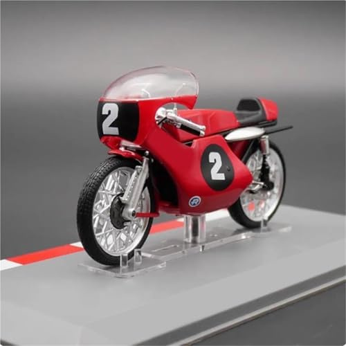 Modelo De Motocicleta Carreras Aleación 1/18 para Derbi 125 Twin 1971 Objetos Colección Recuerdos Adornos Terminados Estáticos Juguetes Regalo