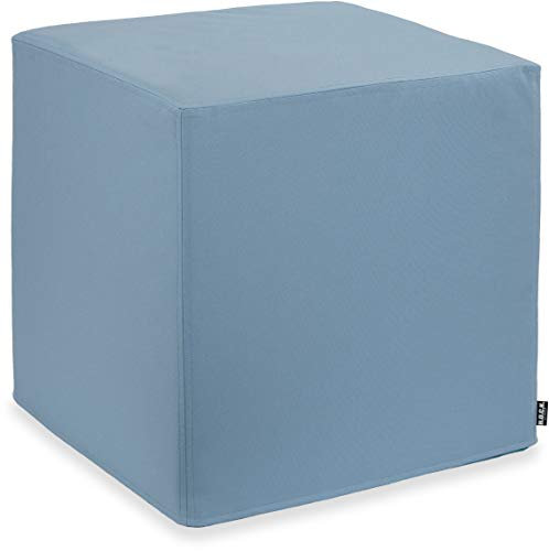 H.O.C.K. Miami Outdoor Cube 45x45x45cm für den Garten wasserdicht/lichtecht (6-7) (45x45x45cm, Grau-blau)