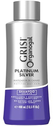 Organogal Silver Shampoo, 400 ml, Paquete de 1