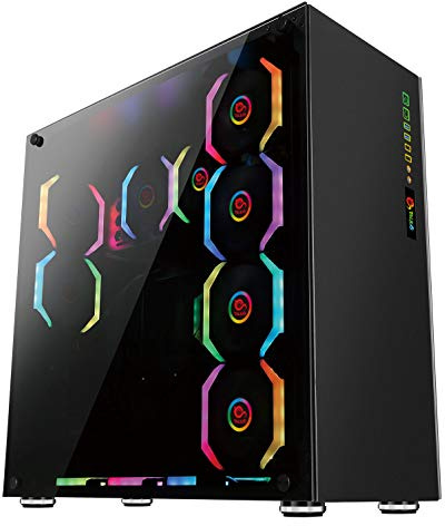 TALIUS Boîtier Gaming PC de Jeu de Tour ATX. Style Tal (Tal-Avalon)