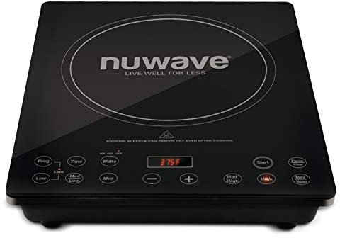 Nuwave Pro Chef Induction Cooktop, NSF-Certified, Commercial-Grade, Portable, Powerful 1800W, Large 8” Heating Coil, 94 Temp Settings 100°F - 575°F in 5°F, Shatter-Proof Ceramic Glass Surface