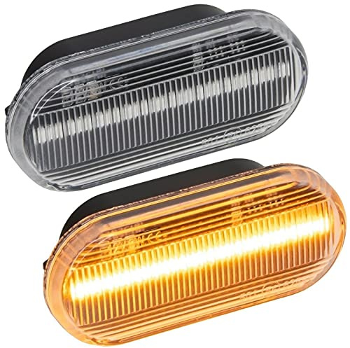 Recambo LED SEITENBLINKER passend für Caddy 2 + 3, Passat 35i, 3b, 3bg, T5 | KLARGLAS