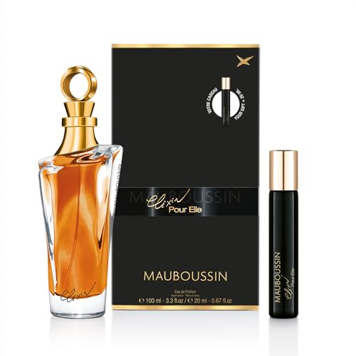 Mauboussin - Elixir Pour Elle 100ml + 20ml (Travel Spray) - Eau de parfum Femme - Senteur Florale & Orientale